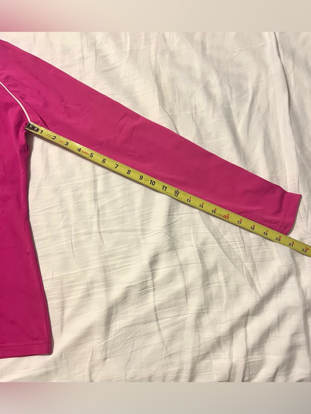 Coolibar Bright Magenta Zip-Up Swim Shirt - Women’s XS - Picture 4 of 5
